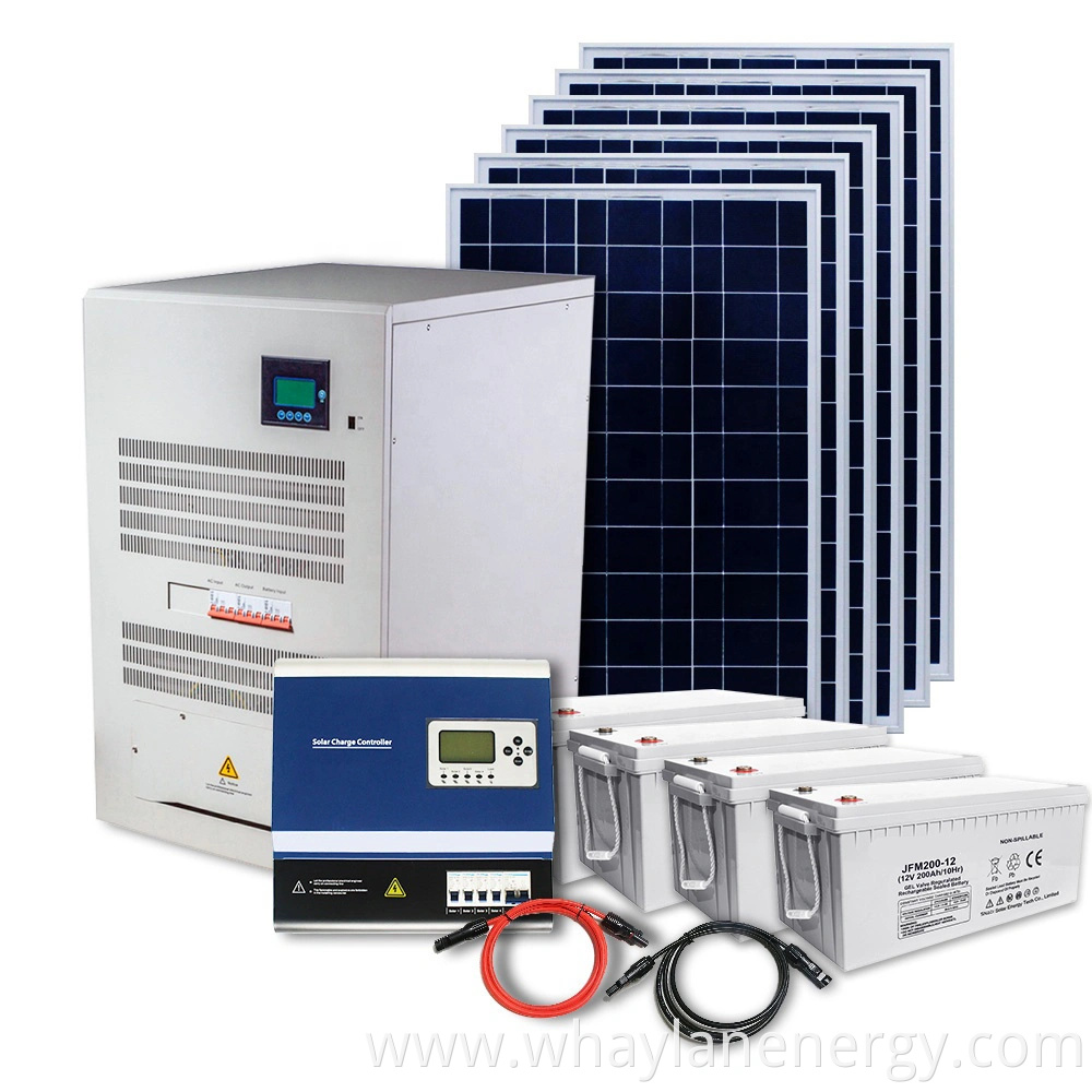 Whaylan Large Capacity DC to AC Pure Sine Wave Solar Power Frequency Inverter 16kw Three Phase Solar Inverter for Home Use Factory Use